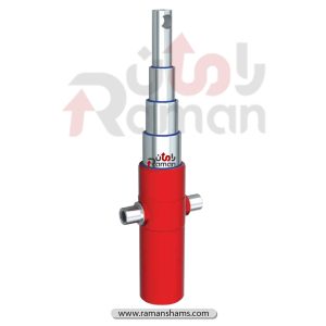 Top sealed telescopic cylinder 4 Stage, Diameter-175, L642-1810,