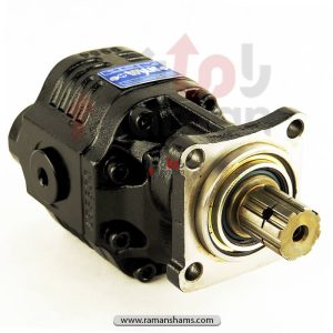 پمپ دنده‌ای چدنی 4 پیچ 8 خار 61 لیتر هیوا