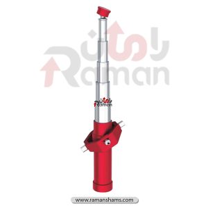 جک تریلی تراکتور رامان شمس 3 قاب – طول بسته 600 میلی متر – طول بازشو 1320 میلی متر