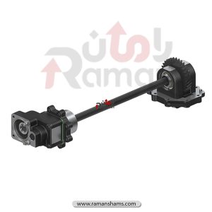 بغل گیربکسی اسکانیا GRS905 بادی چهار پیچ قابل کوبل 1250 دور بر دقیقه
